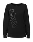 GUESS  -  Felpa con logo strass  -  w6br51z1452