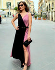 Abito Les Filles AB001310 Colore Fuxia/Nero