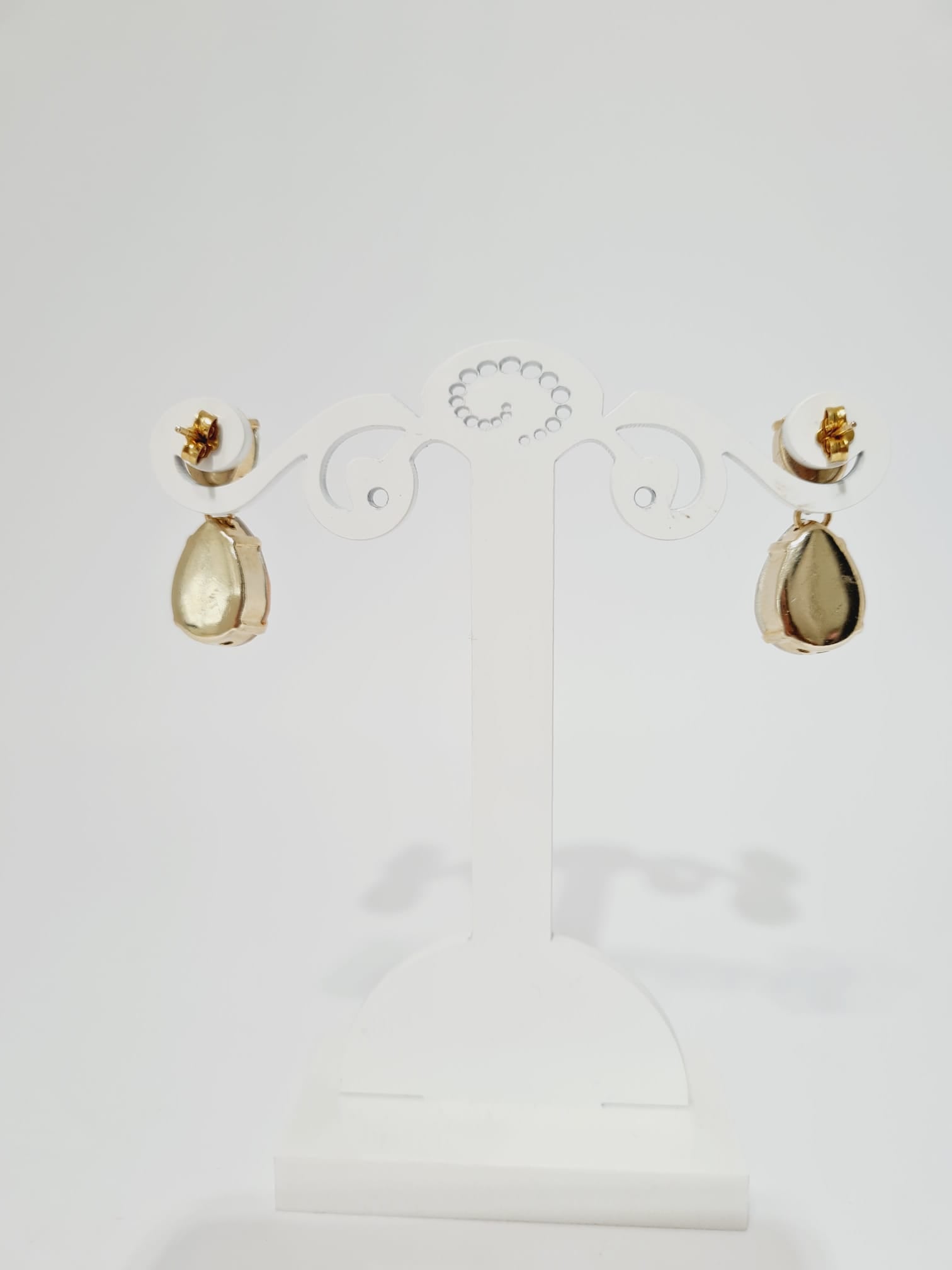 Orecchini Scrilù Orecchini Con Pietre Pendenti Colore Bianco/Beige